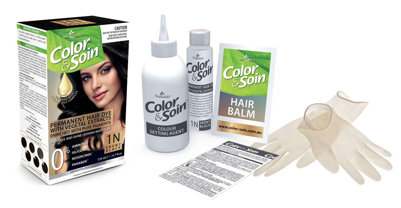 PERMANENT HAIR DYE 1N BLACK EBONY