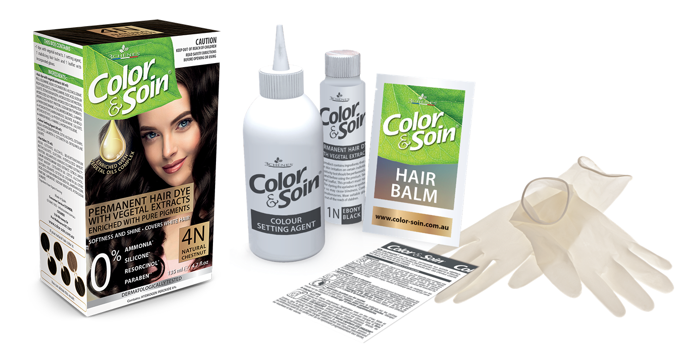 PERMANENT HAIR DYE 4N NATURAL CHESTNUT