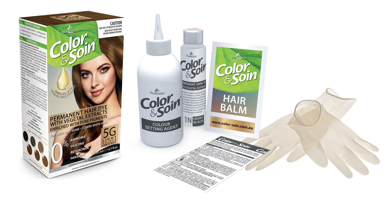 PERMANENT HAIR DYE 5G LIGHT GOLDEN CHESTNUT