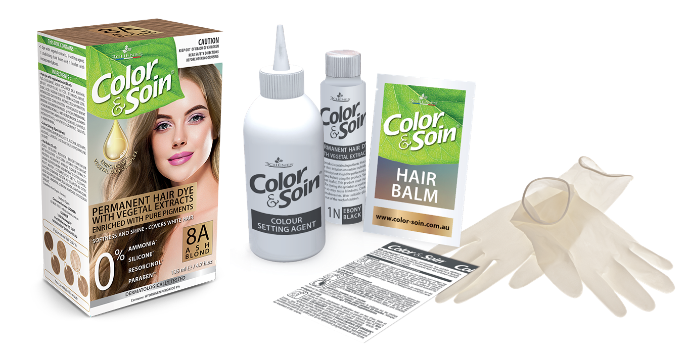 PERMANENT HAIR DYE 8A ASH BLOND
