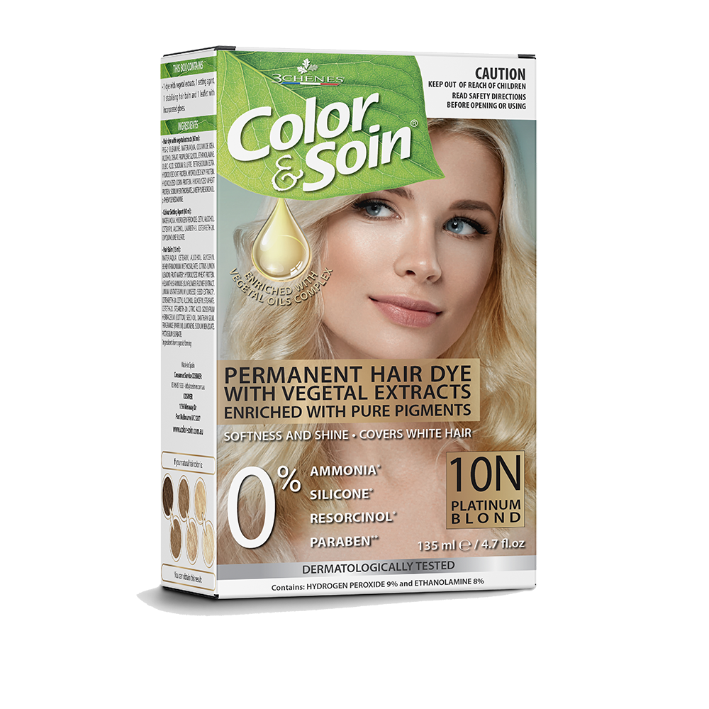 PERMANENT HAIR DYE 10N PLATINUM BLOND