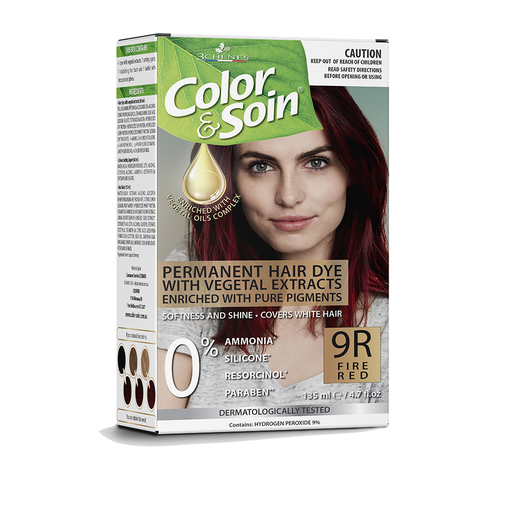 PERMANENT HAIR DYE 9R FIRE RED